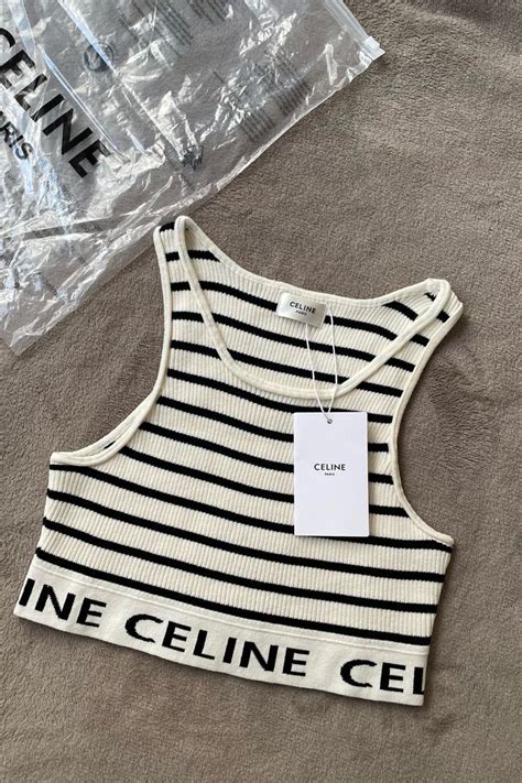 celine top sale|Celine striped top.